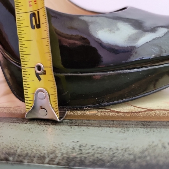 Joan & David Patent Leather Stiletto Platform Pump Size 7 - Picture 6 of 8